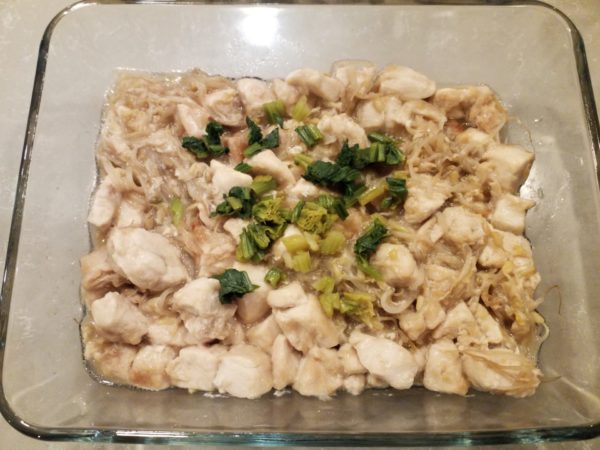 鶏肉ともやしのレンジ蒸し